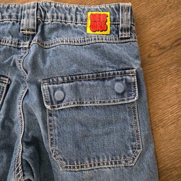 Exc cond Boys Empyre Skater pants, denim painter jeans cargo pockets - Picture 7 of 7